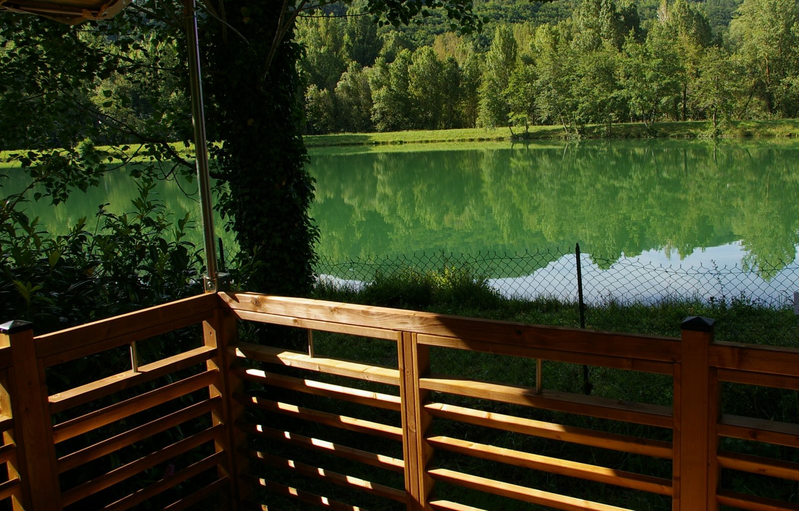 Lac-vue du lodge